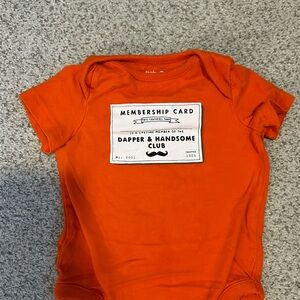 BabyGAP “Dapper and Handsome” Onesie, 3-6M.